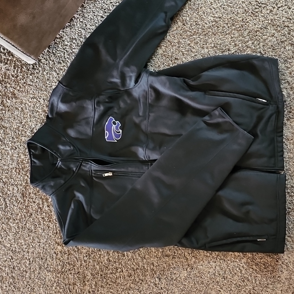 K State dry fit zip jacket